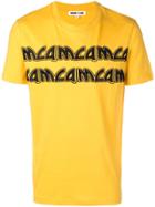Mcq Alexander Mcqueen Embroidered Logo T-shirt - Yellow
