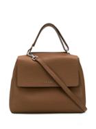 Orciani Top Handle Tote - Brown