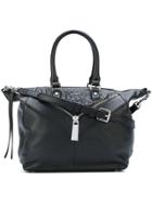 Diesel Zip Detail Tote - Black