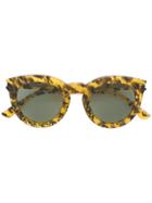 Saint Laurent Eyewear 'sl 102' Sunglasses - Yellow & Orange