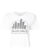 Local Authority La La Land Cropped T-shirt - White