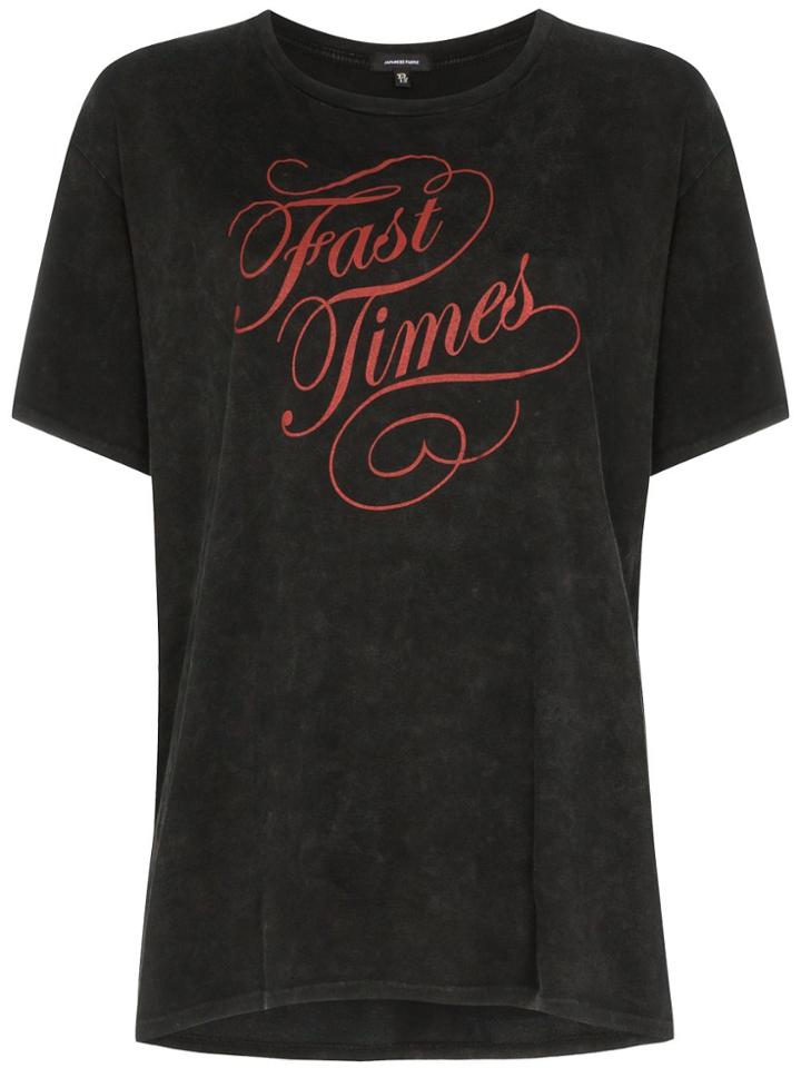 R13 Fast Times Print T-shirt - Black
