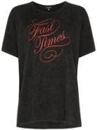 R13 Fast Times Print T-shirt - Black
