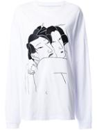 Ikumi Printed Oversized Sweatshirt