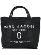 Marc Jacobs Logo Stitch Panel Tote, Women's, Black, Cotton