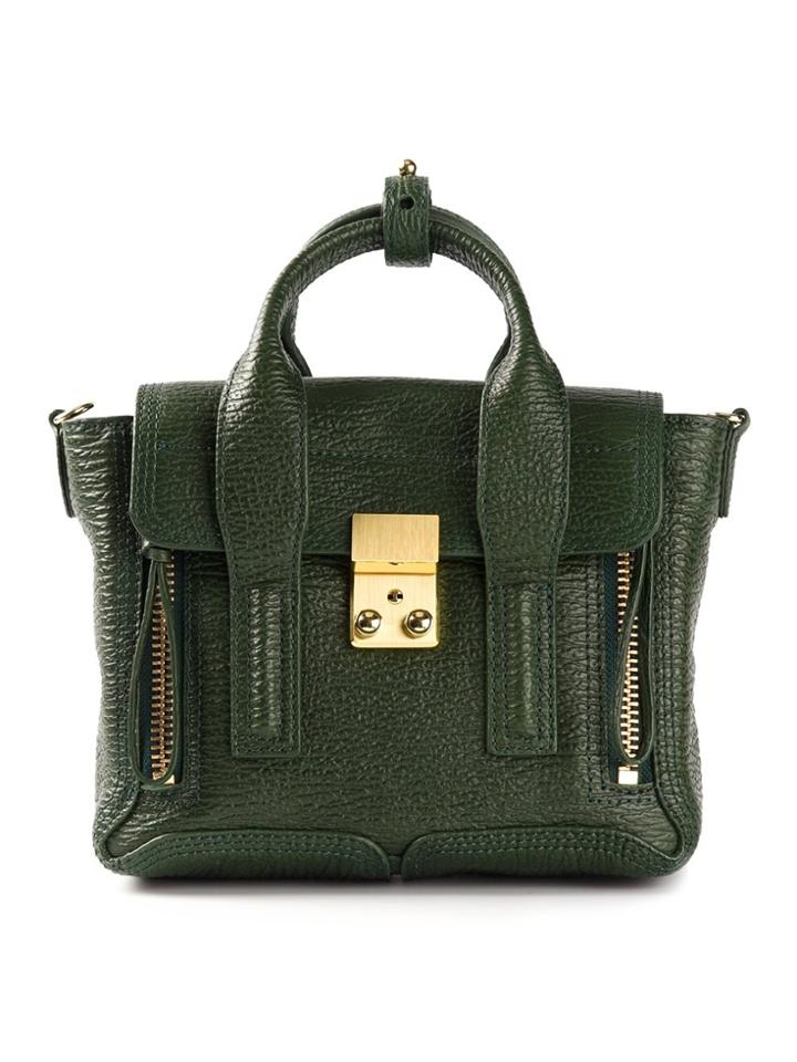 3.1 Phillip Lim Mini 'pashli' Satchel - Green