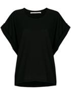 Isabel Benenato Oversize Sleeve T-shirt - Black