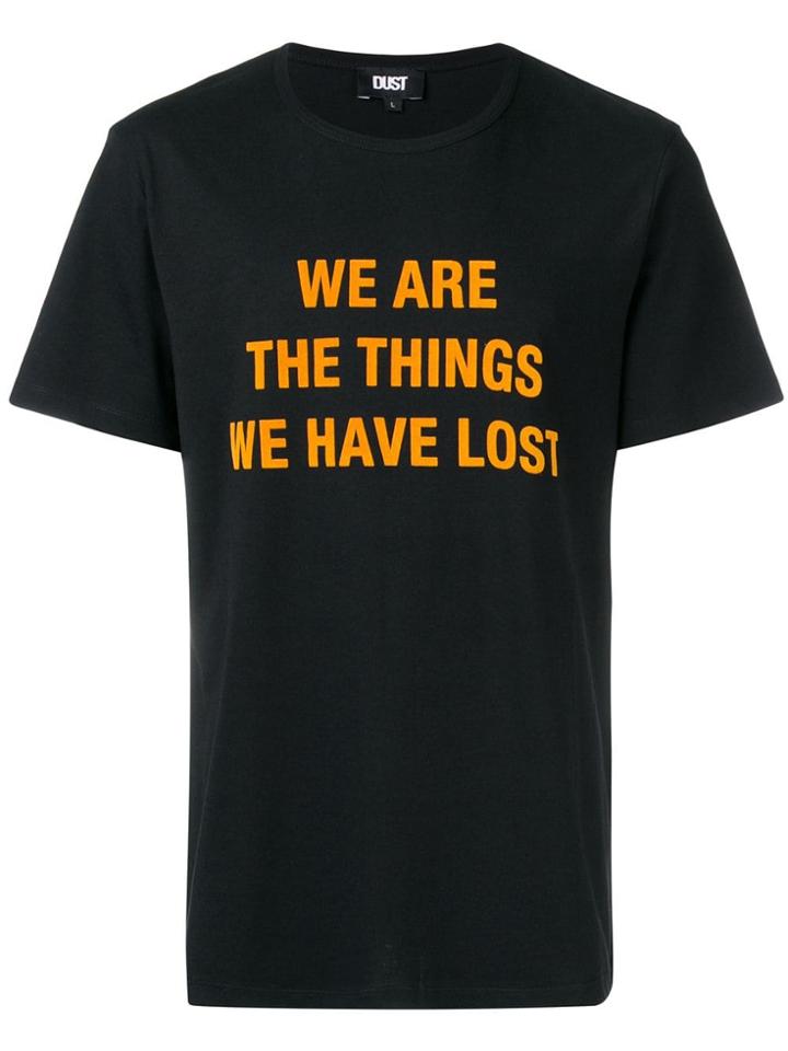 Dust Printed T-shirt - Black