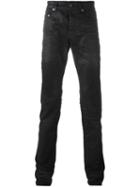 Saint Laurent Coated Slim Fit Jeans