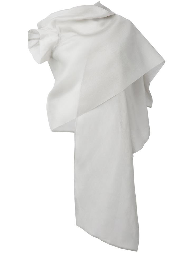 Max Mara Pianoforte - Shawl Scarf - Women - Silk - One Size, Grey, Silk