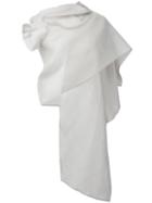 Max Mara Pianoforte - Shawl Scarf - Women - Silk - One Size, Grey, Silk