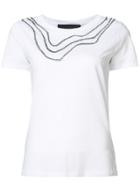 Jeffrey Dodd Beaded Embroidery T-shirt - White