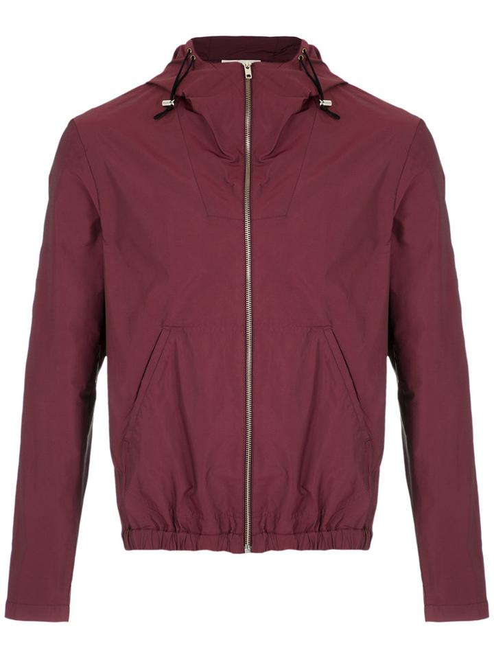 Egrey - Hooded Jacket - Men - Polyamide/polyester - 40, Red, Polyamide/polyester