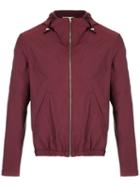 Egrey - Hooded Jacket - Men - Polyamide/polyester - 40, Red, Polyamide/polyester