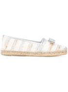 Salvatore Ferragamo Vara Espadrilles - Nude & Neutrals