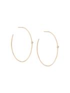 Zoë Chicco 14kt Yellow Gold Single Bezel Diamond Hoops