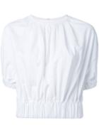 Le Ciel Bleu 'gather Puff' Jersey