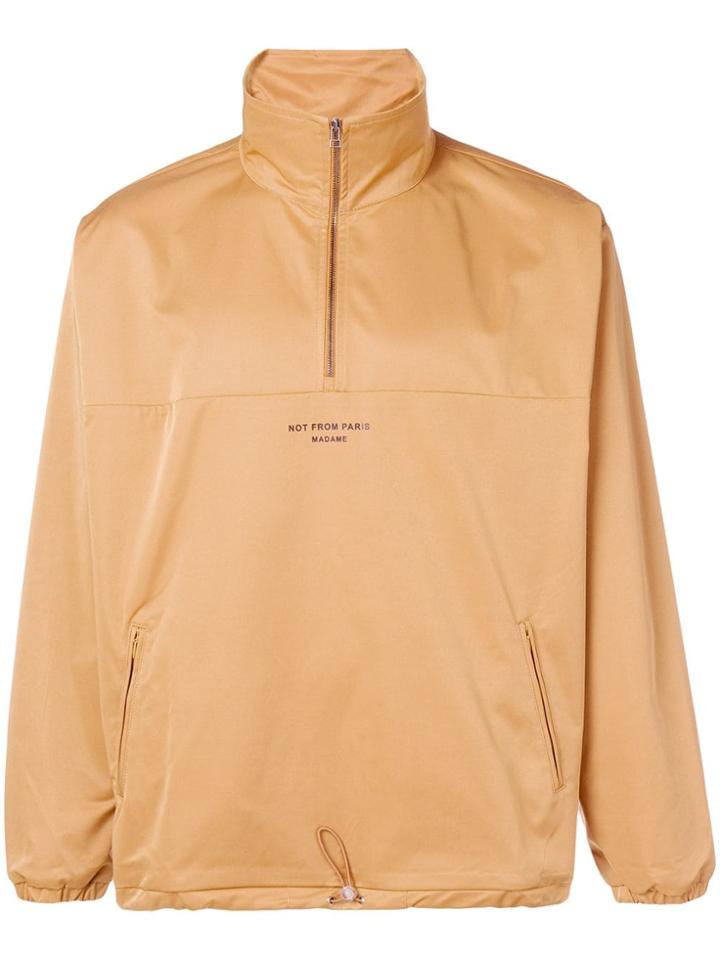 Drôle De Monsieur Pullover Sports Jacket - Nude & Neutrals