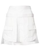 Ports 1961 Layered Shorts, Women's, Size: 38, White, Cotton