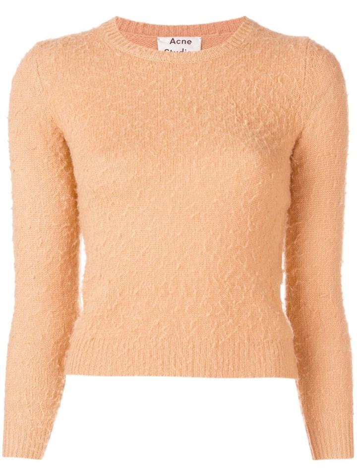 Acne Studios Shrunken Fit Sweater - Neutrals