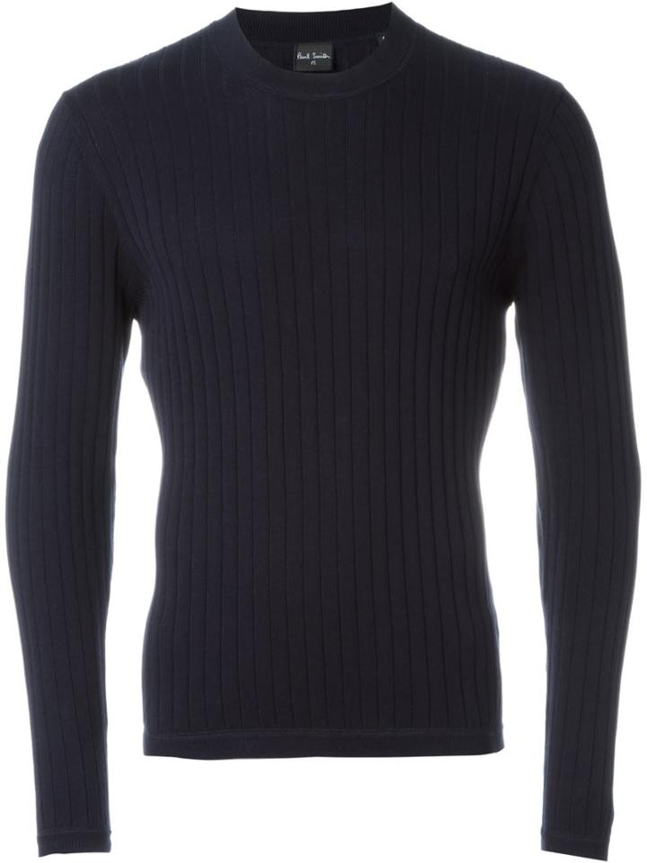 Ps Paul Smith Rib Knit Sweater