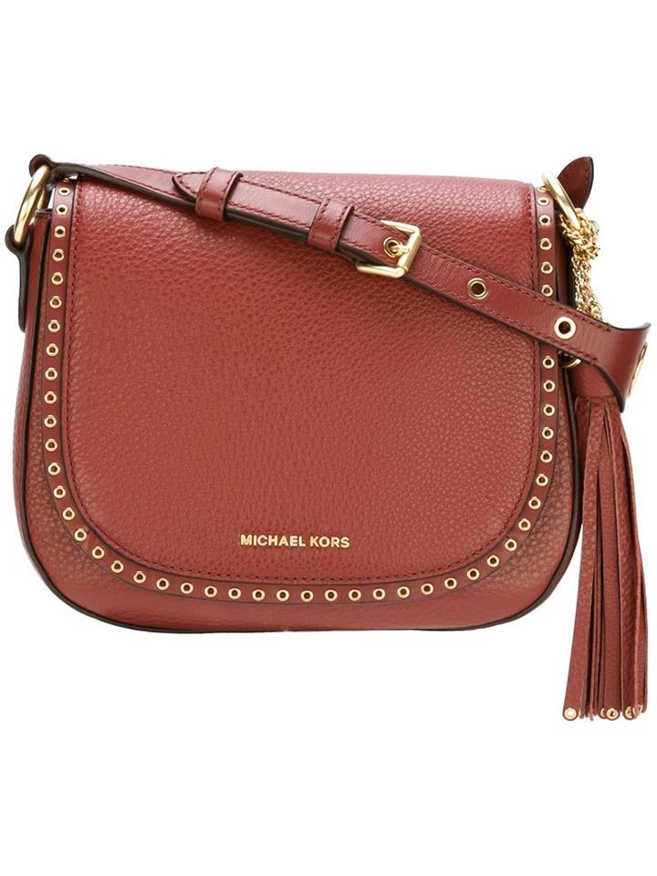 Michael Michael Kors 'brooklyn' Saddle Bag, Women's, Brown