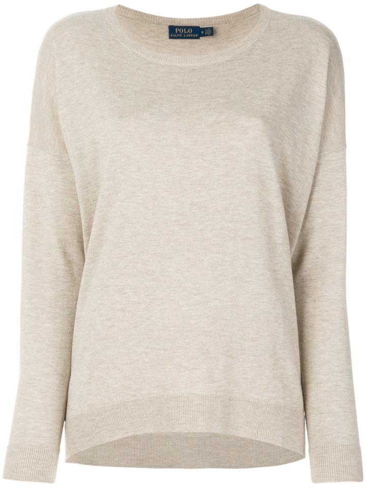 Polo Ralph Lauren Dropped Shoulders Jumper - Nude & Neutrals