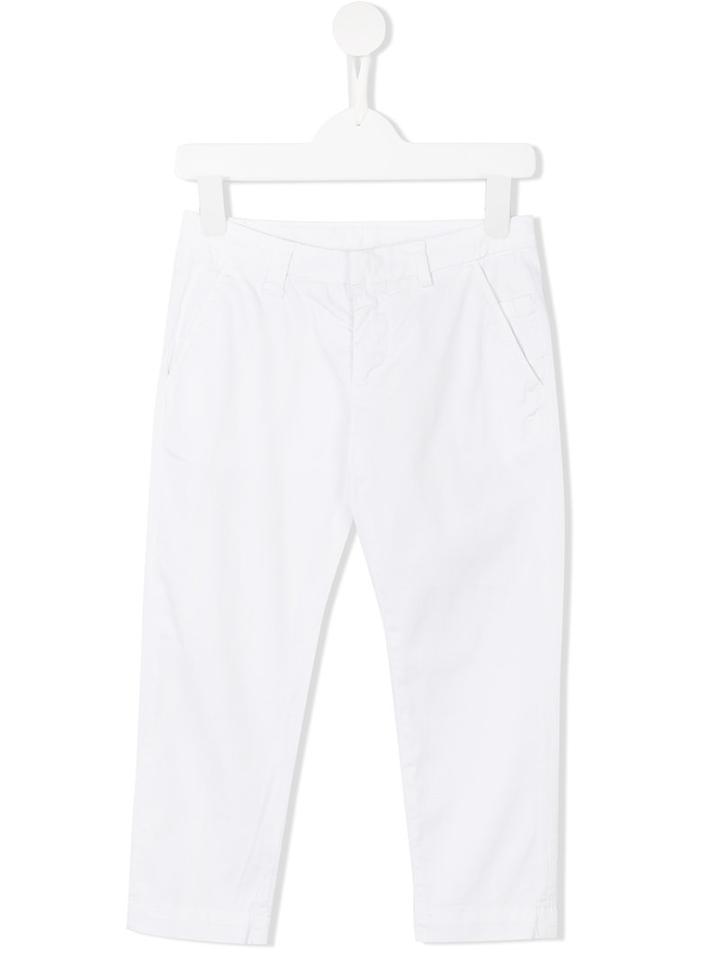 Dondup Kids Classic Chinos, Boy's, Size: 6 Yrs, White
