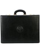 Versace Pre-owned Logo Embossed Briefcase - Black