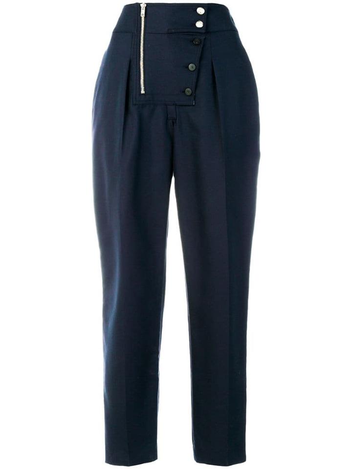 Calvin Klein 205w39nyc High Waisted Trousers - Blue