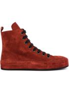 Ann Demeulemeester Ankle Boots - Red