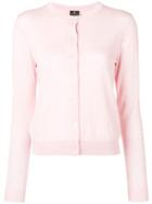 Ps By Paul Smith Simple Cardigan - Pink & Purple