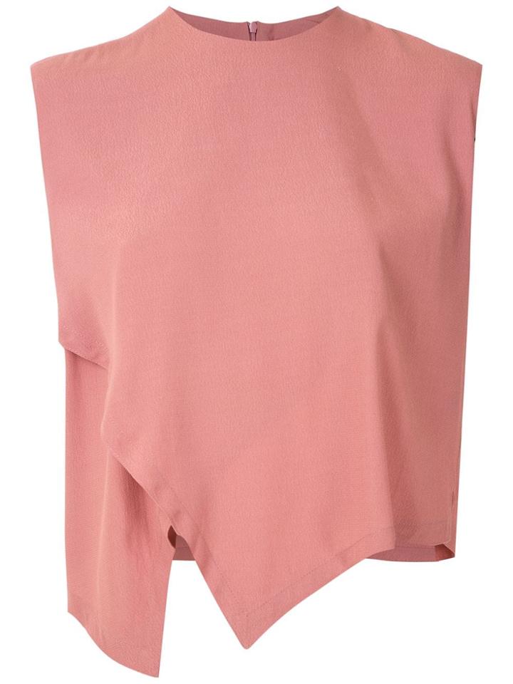 Osklen Sleeveless Wrap Blouse - Pink