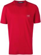 Dolce & Gabbana Logo Patch T-shirt - Red