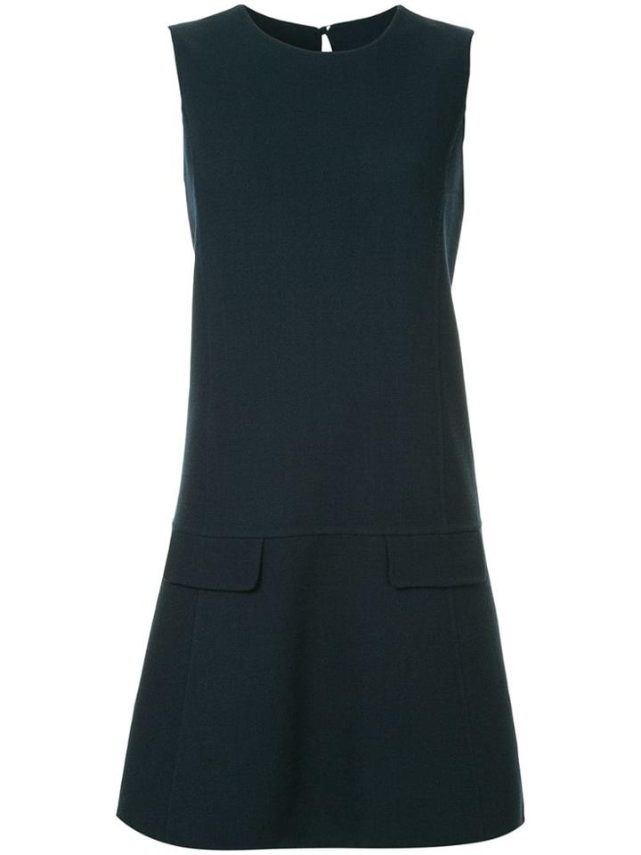 Oscar De La Renta Oscar De La Renta 18fn221stwnav Navy Wool Or Fine