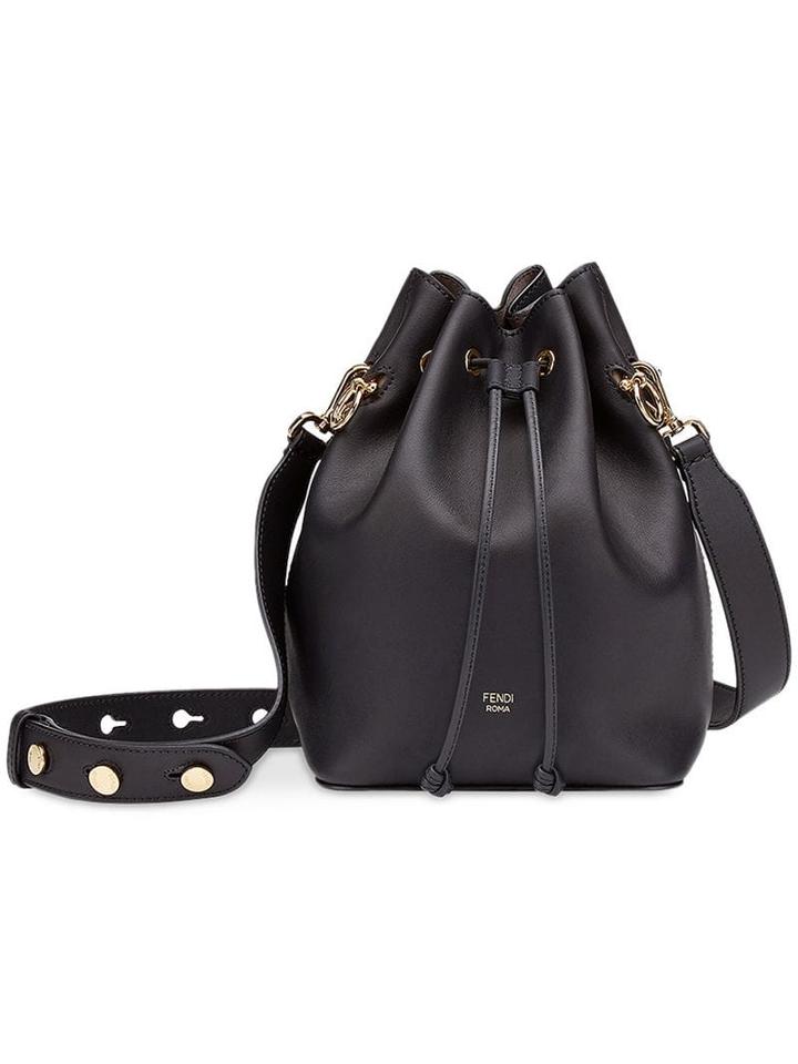Fendi Black Mon Tresor Bucket Bag