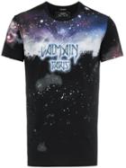 Balmain Galaxy Logo Print Cotton T Shirt - Unavailable