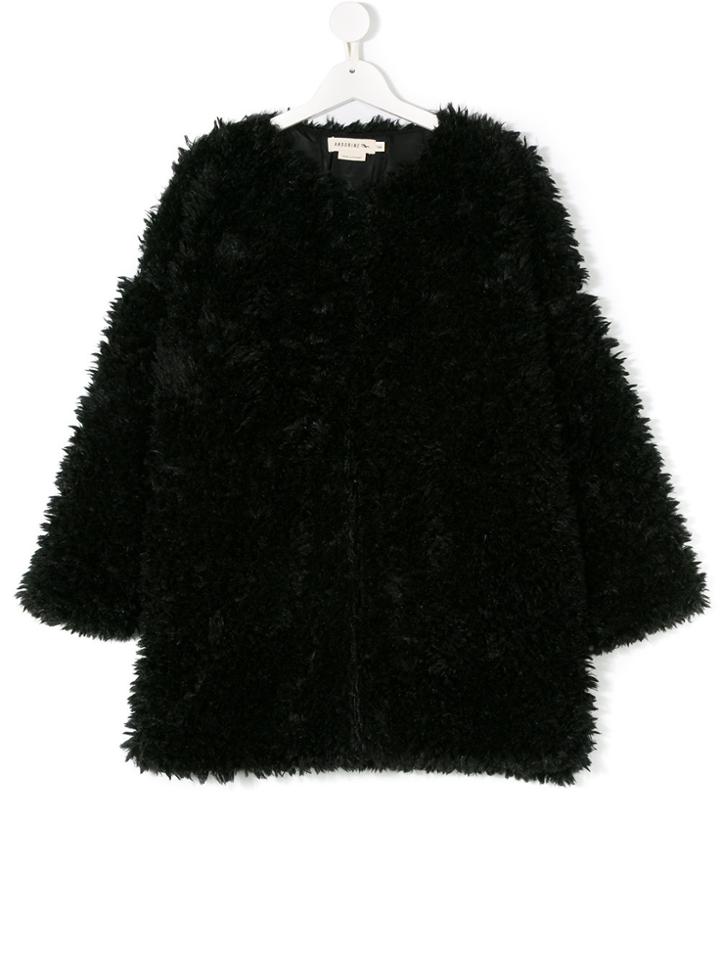 Andorine Faux Fur Jacket - Black