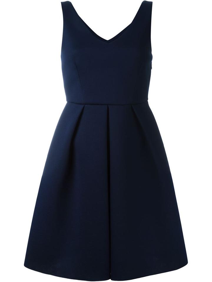 P.a.r.o.s.h. V-back Pleated Dress