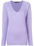 Incentive! Cashmere Knitted Jumper - Purple