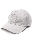 Stone Island Patched Logo Cap - Grey