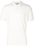 Brunello Cucinelli Contrast Piping Polo Shirt - White
