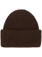 Golden Goose Deluxe Brand Ribbed Knit Beanie - Brown