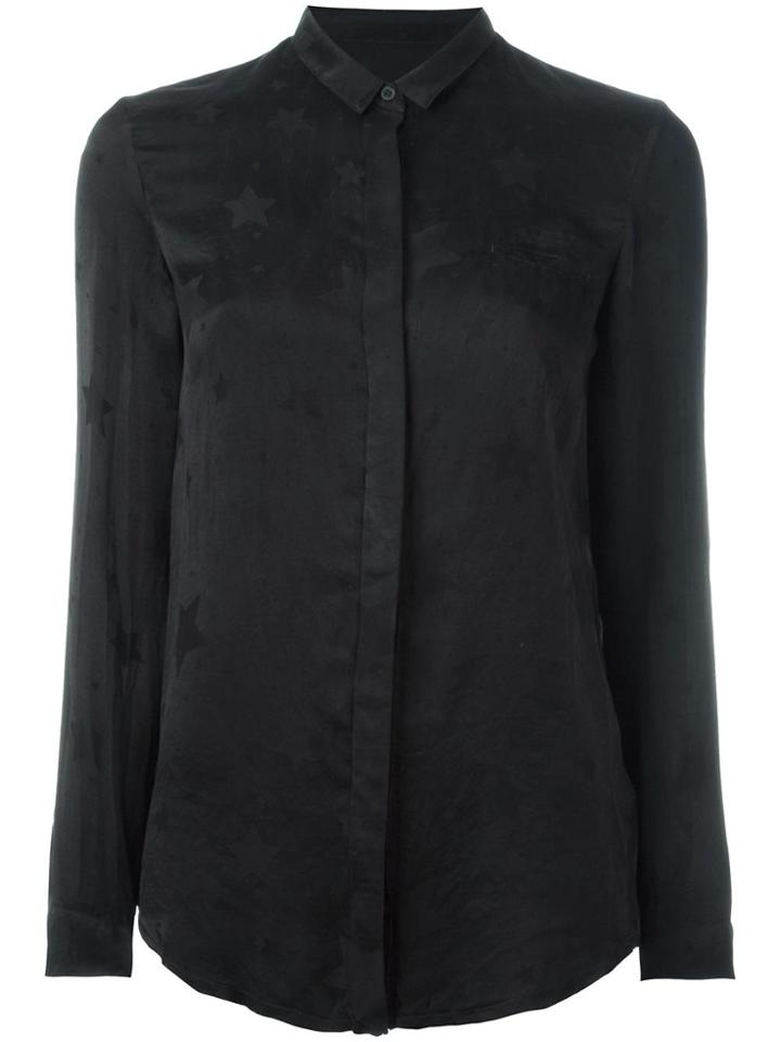 Rta Tonal 'stars' Shirt - Black