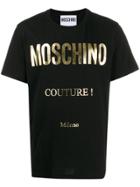 Moschino Reflective Logo T-shirt - Black