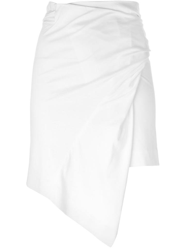 Isabel Marant Asymmetric Skirt, Women's, Size: Medium, White, Cotton