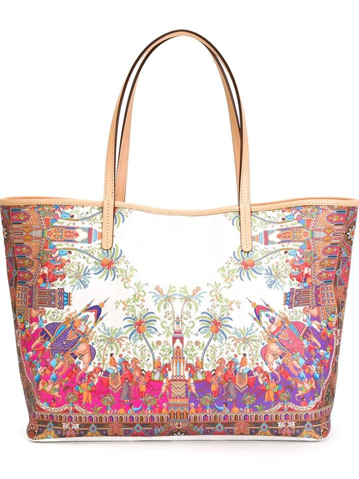 Etro Maharaja Court Print Tote