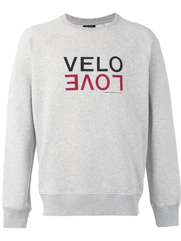 Ron Dorff Velo Love Sweatshirt, Men's, Size: Small, Grey