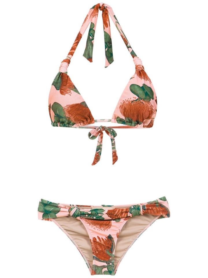 Adriana Degreas Fiore Bikini Set - Red