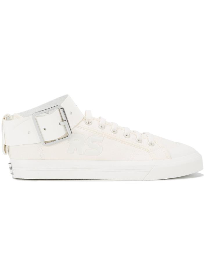 Adidas By Raf Simons Spirit Buckle Sneakers - White